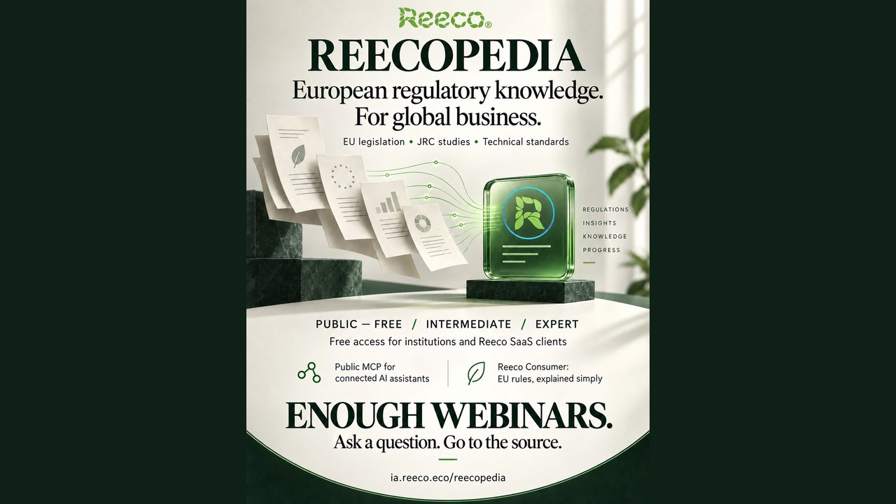 spoznajte Reecopedia: evropsko regulativno znanje za globalna podjetja
