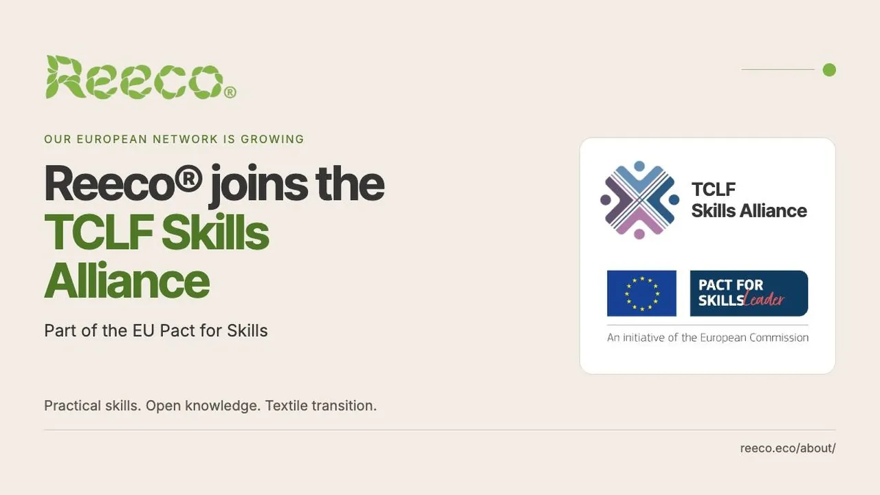Pridružili smo se TCLF Skills Alliance, velikemu partnerstvu za veščine na področju tekstila, oblačil, usnja...